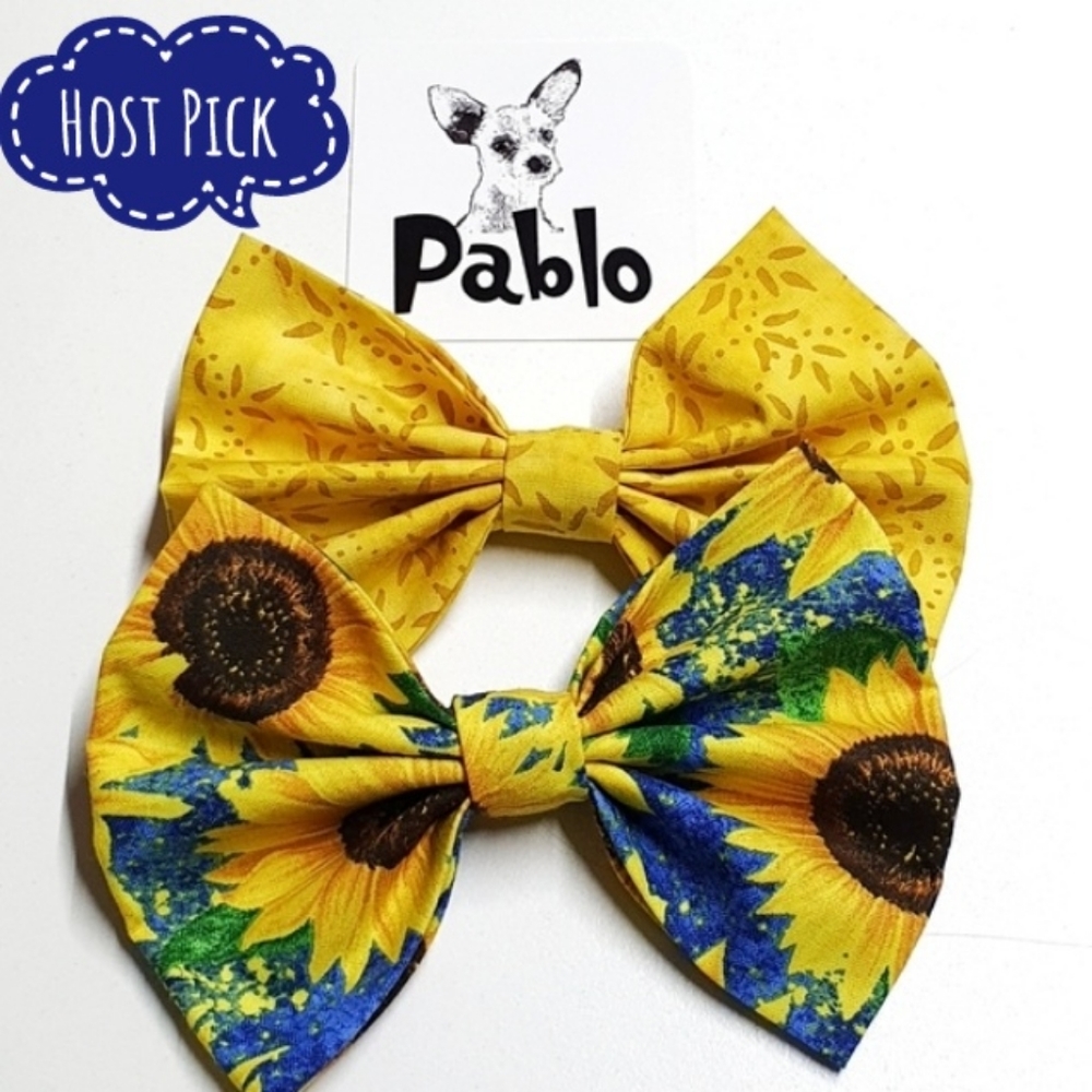 🐶 5 for $15 * Pablo Pet Cotton Bow Ties Set of 2